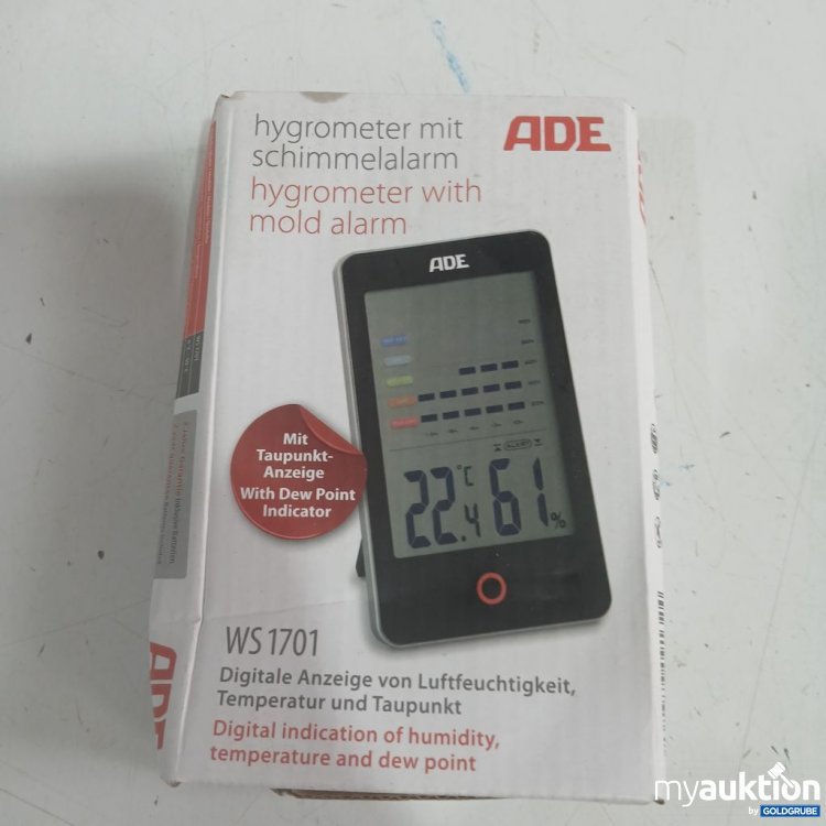 Artikel Nr. 932301: ADE Hygrometer WS 1701