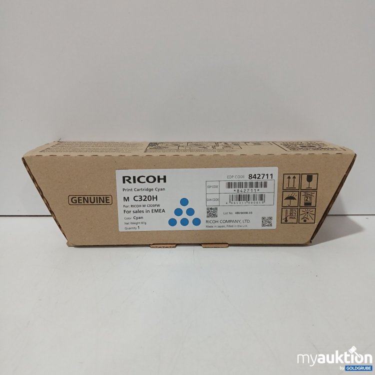 Artikel Nr. 955301: Ricoh M C320H Tonerkartusche Cyan