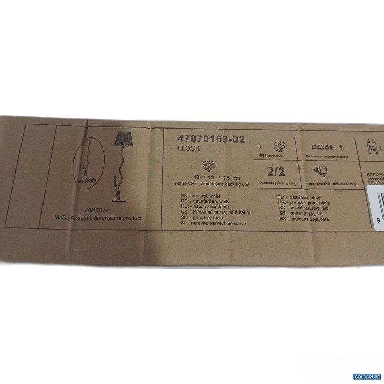 Artikel Nr. 970301 Artikel Nr. 970301: BDSK Lamp Body "Flock" 47070166-02
