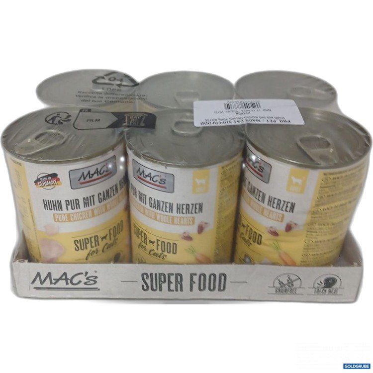 Artikel Nr. 978301: MACs Huhn pur mit ganzen Herzen Super Food für Katzen 6x800