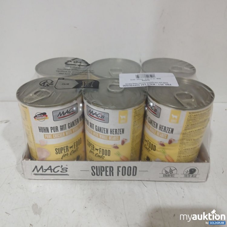Artikel Nr. 978301: MACs Huhn pur mit ganzen Herzen Super Food für Katzen 6x800