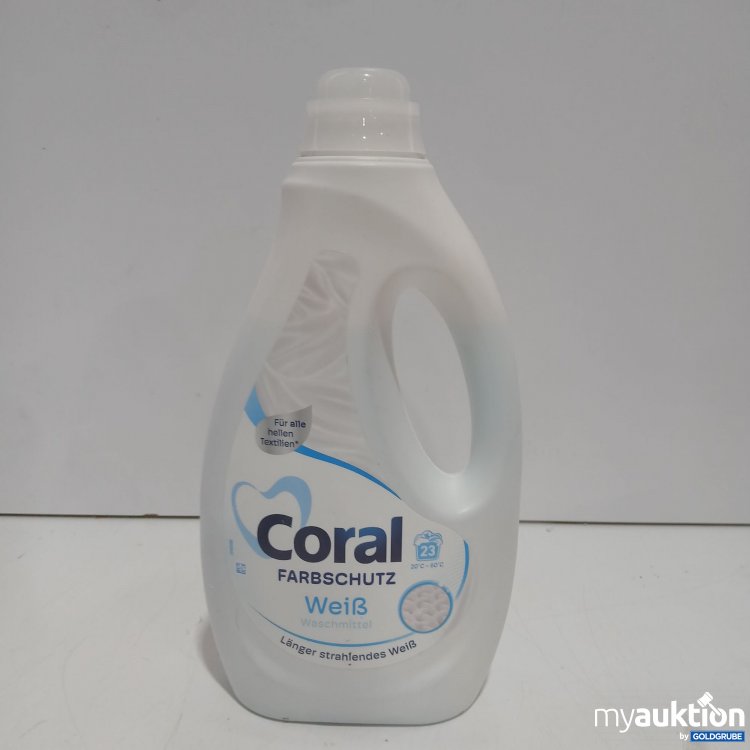 Artikel Nr. 981301 Artikel Nr. 981301: Coral Farbschutz Weiß Waschmittel 1,15l
