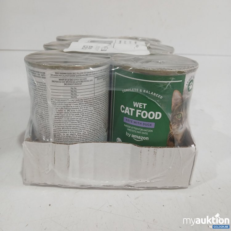 Artikel Nr. 985301: Amazon Katzenfutter Pate with Duck 6x400g