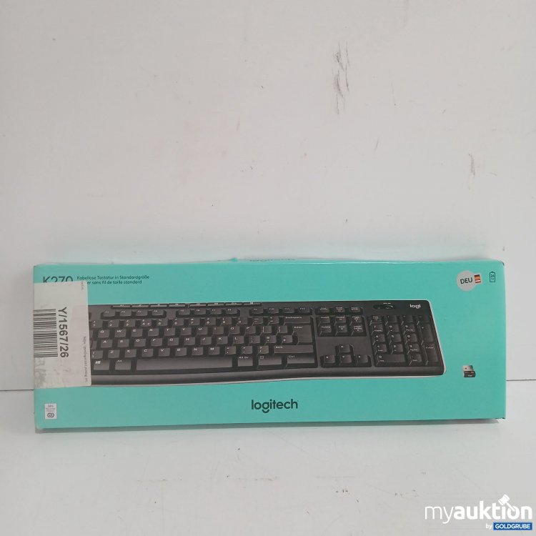 Artikel Nr. 994301 Artikel Nr. 994301: Logitech Kabellose Tastatur in Standardgröße K270