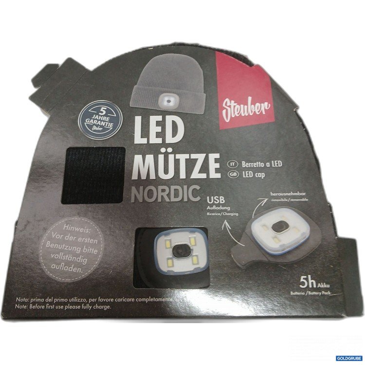 Artikel Nr. 523302: Steuber LED Mütze Nordic one size Schwarz 