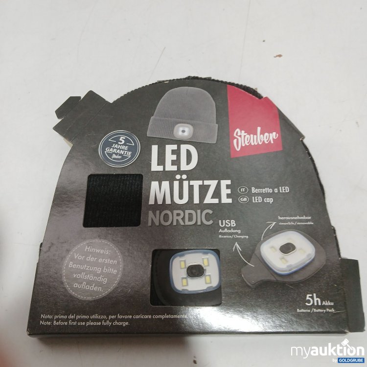 Artikel Nr. 523302: Steuber LED Mütze Nordic one size Schwarz 