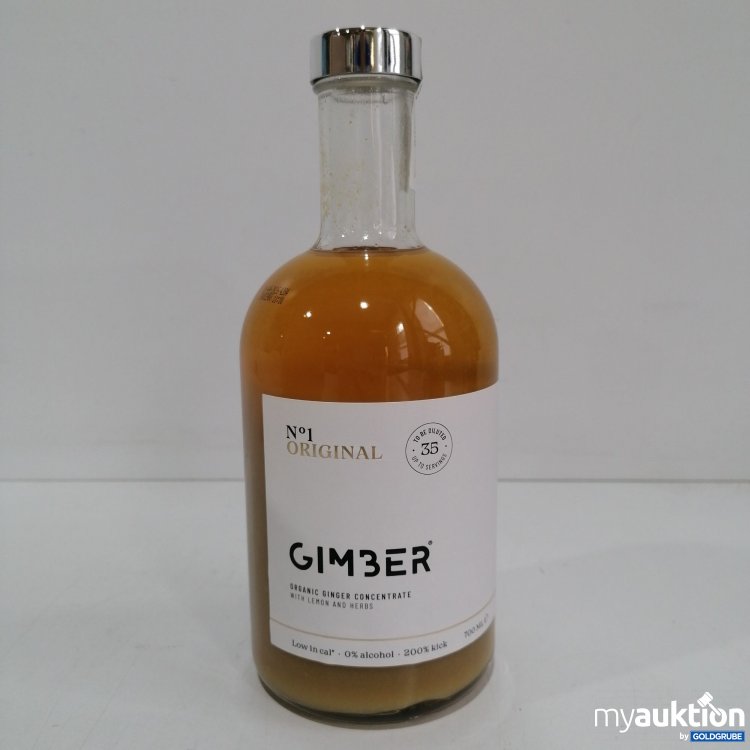 Artikel Nr. 844302 Artikel Nr. 844302: N°1 Gimber Organic Ginger Concentrate with Lemon and Herbs 700ml