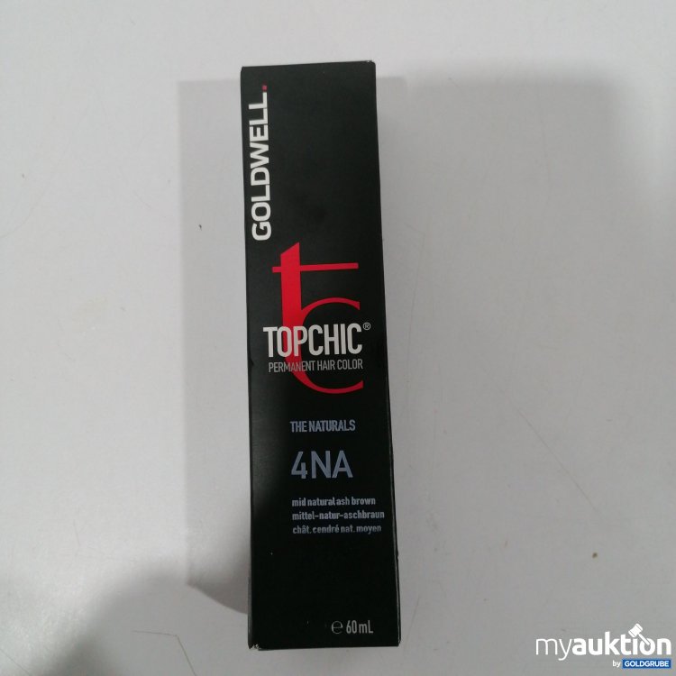 Artikel Nr. 886302: Goldwell Topchic Permanent Hair Color 4NA Mittel Natur Aschbraun 60ml