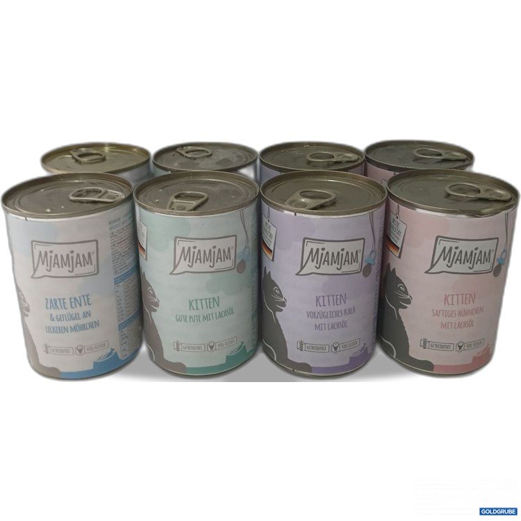Artikel Nr. 973302: Mjamjam Kitten diverse Sorten 8×400g