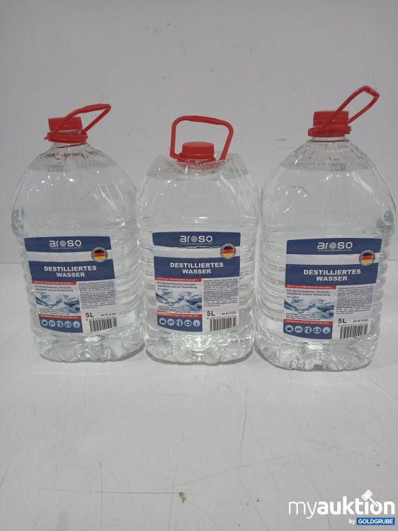 Artikel Nr. 995302 Artikel Nr. 995302: AROSO Destilliertes Wasser 3x je 5l