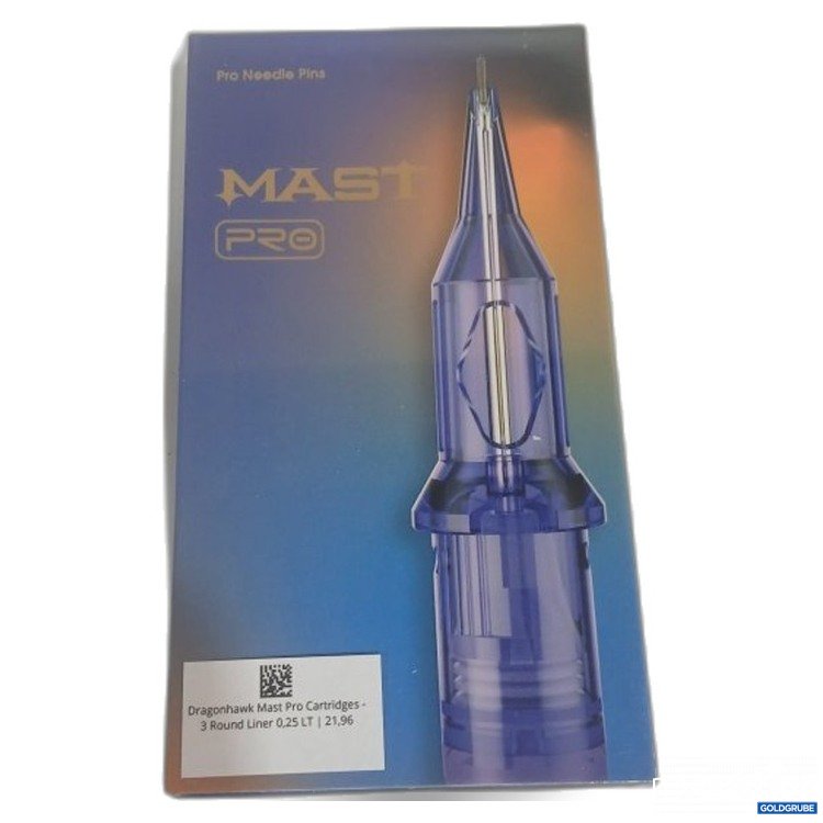 Artikel Nr. 465303 Artikel Nr. 465303: Mast Pro Dragonhawk Mast Pro Cartridges 3 Round Liner 0,25LT 0803RL 20Stk
