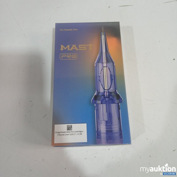 Artikel Nr. 465303 Artikel Nr. 465303: Mast Pro Dragonhawk Mast Pro Cartridges 3 Round Liner 0,25LT 0803RL 20Stk