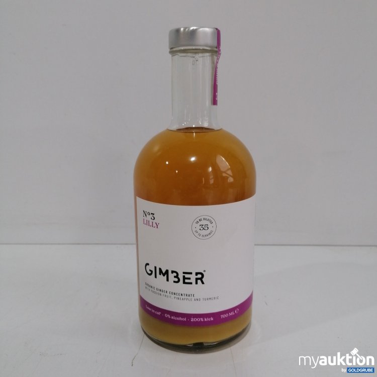 Artikel Nr. 844303 Artikel Nr. 844303: N°3 Lilly Gimber Organic Ginger Concentrate with Passion F., Pineapple and Turmeric 700ml