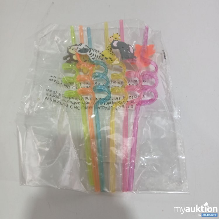 Artikel Nr. 879303: Strohhalme Plastik 6 Stück 