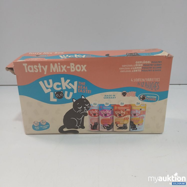Artikel Nr. 884303: Lucky Lou Tasty Mix-Box 12x125g