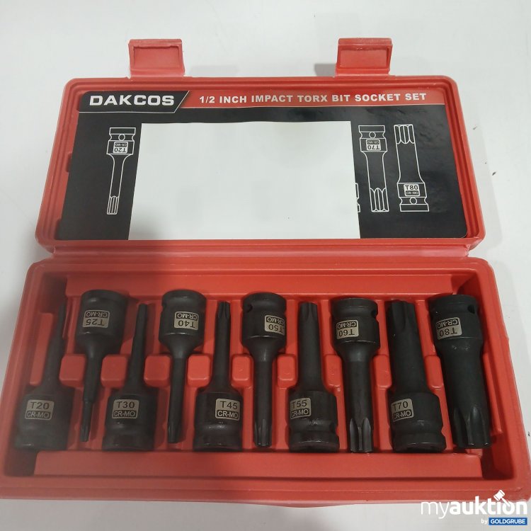 Artikel Nr. 893303: Dakcos Impact Torx Socket Set 