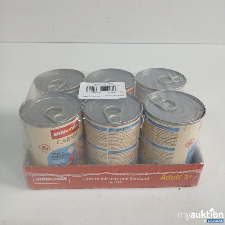 Artikel Nr. 958303: Animonda Carny Katzenfutter Rind + Kabeljau 6x400g 