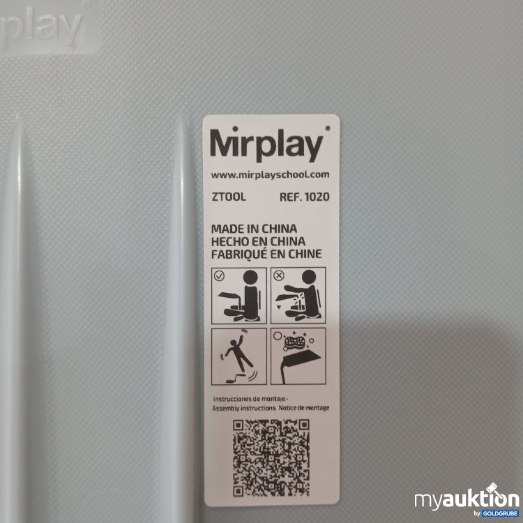 Artikel Nr. 989303: Mirplay tragbarer Sitz Ref.1020 blau Sitzfläche ca 35x24cm Höhe ca 26cm