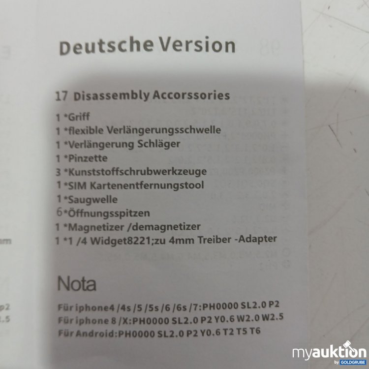Artikel Nr. 993303: Tool-Kit-Set 115-in-1 Screwdriver Bits