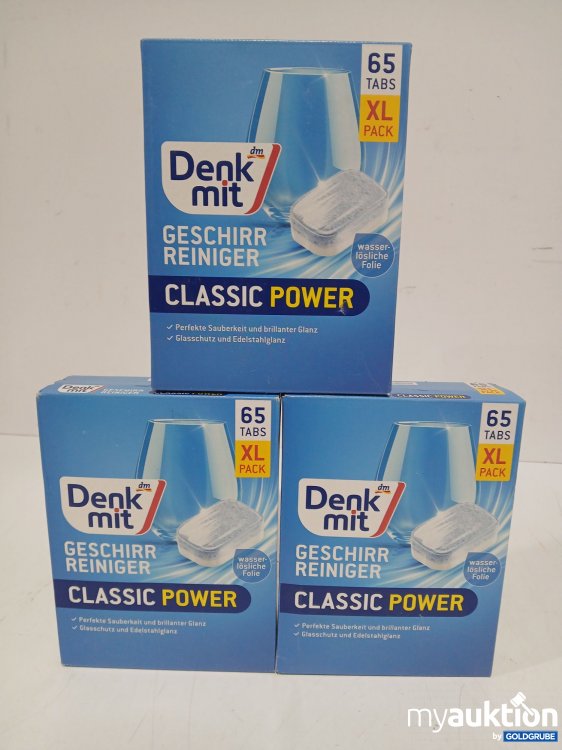 Artikel Nr. 995303 Artikel Nr. 995303: DENK MIT Geschirrreiniger Classic Power 65stk. 3Pck.