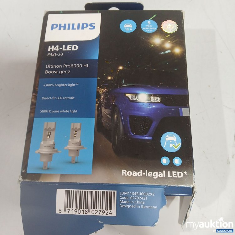 Artikel Nr. 446304: Philips H4-LED P43t-38 Road-legal LED 