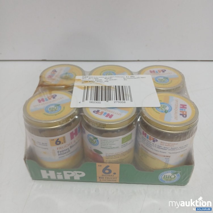 Artikel Nr. 462304 Artikel Nr. 462304: Hipp Gläschen 6. Monat Feines Bircher Müsli 6x190g