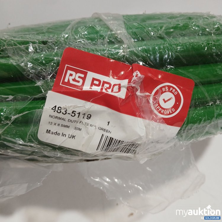 Artikel Nr. 523304: RS Pro Normal Duty Flex NYL Green 12x8,5mm  Länge 30m  483-5119