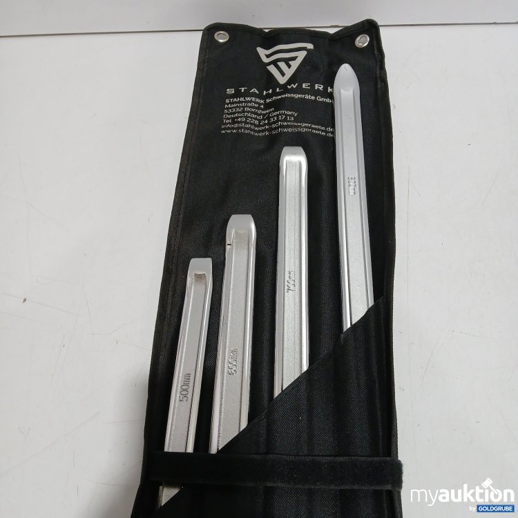 Artikel Nr. 527304: Stahlwerk Montiereisen Set 500 mm bis 800 mm 4-teilig mit Tasche