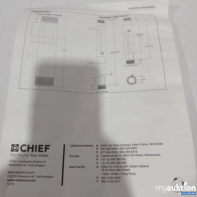 Artikel Nr. 889304 Artikel Nr. 889304: Chief CMS0305