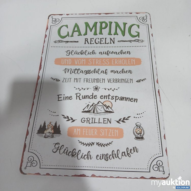 Artikel Nr. 893304: Blechschild ca. 30x20cm 