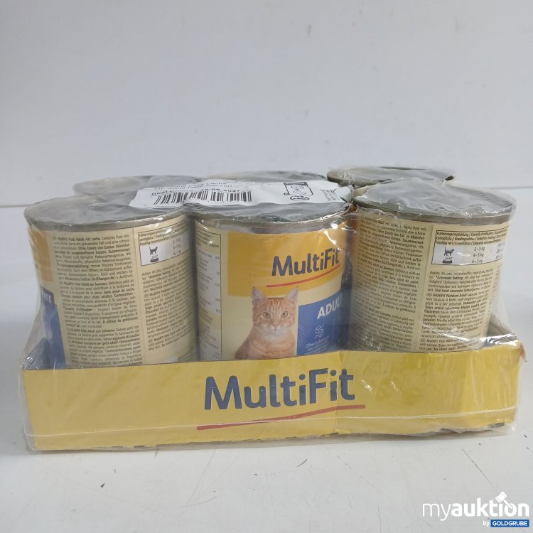Artikel Nr. 959304: MultiFit Adult Katzenfutter Lachs 6x400g 