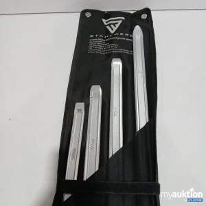 Auktion Stahlwerk Montiereisen Set 500 mm bis 800 mm 4-teilig mit Tasche