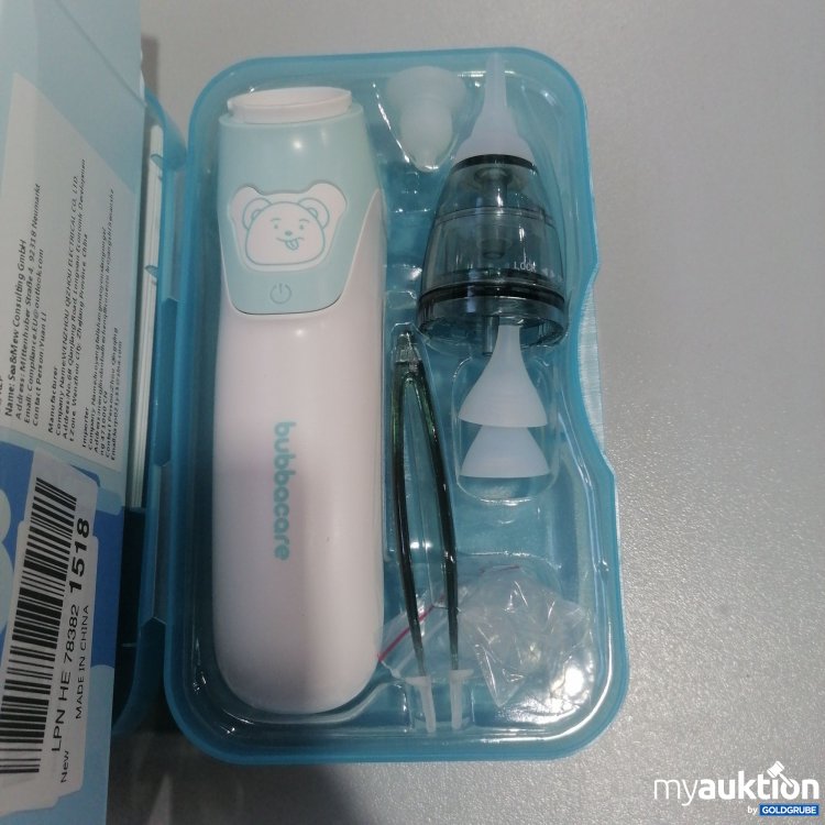 Artikel Nr. 377305 Artikel Nr. 377305: Bubbacare elektr. Babynasensauger