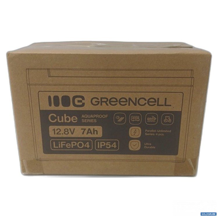 Artikel Nr. 469305 Artikel Nr. 469305: Greencell Cube LiFePO4 12.8V 7Ah IP54