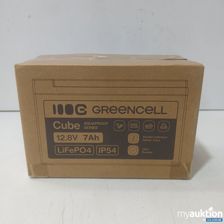 Artikel Nr. 469305 Artikel Nr. 469305: Greencell Cube LiFePO4 12.8V 7Ah IP54