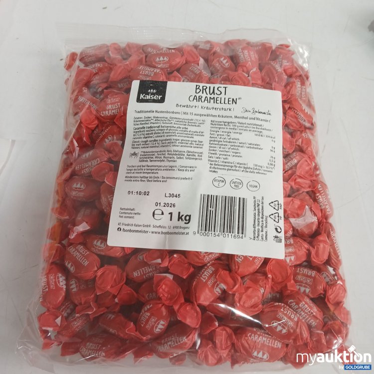 Artikel Nr. 809305 Artikel Nr. 809305: Kaiser Brust Caramellen 1kg