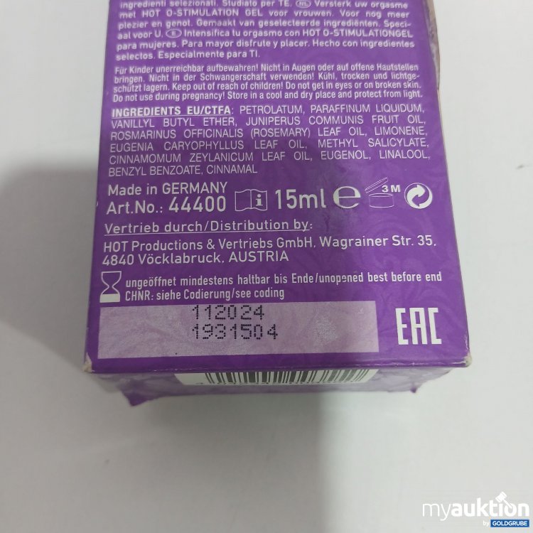 Artikel Nr. 839305 Artikel Nr. 839305: Stimulation Gel