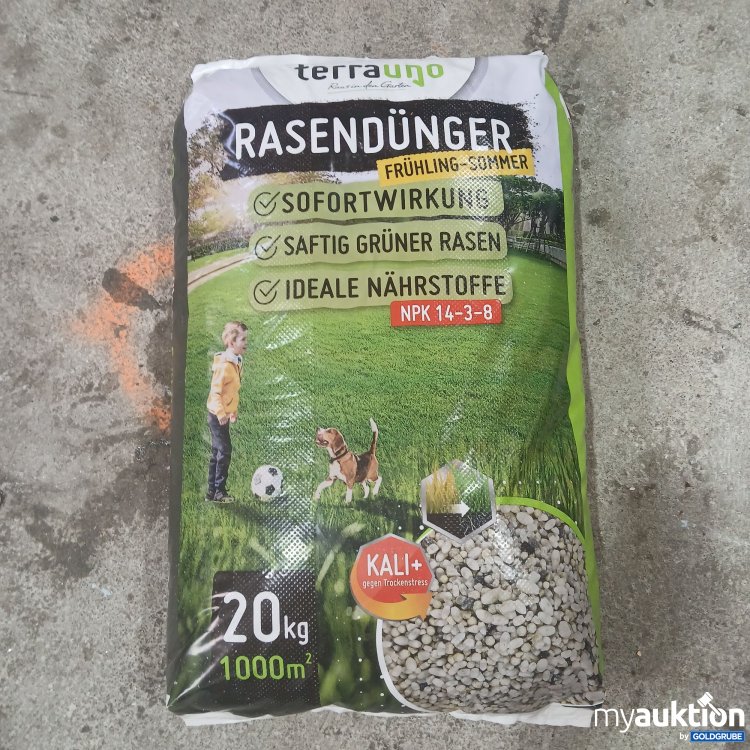 Artikel Nr. 859305: Terrauno Rasendünger Frühling-Sommer 20kg 