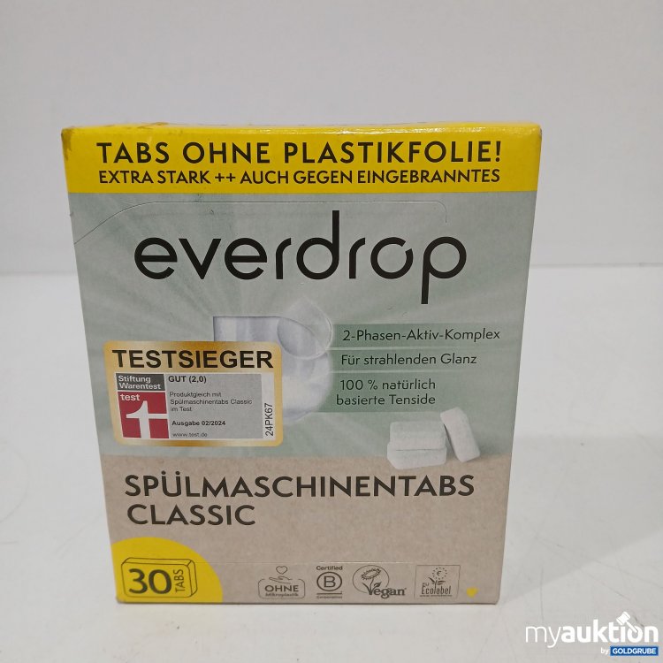 Artikel Nr. 860305: Everdrop Spülmaschinentabs Chassis 30Tabs 540g