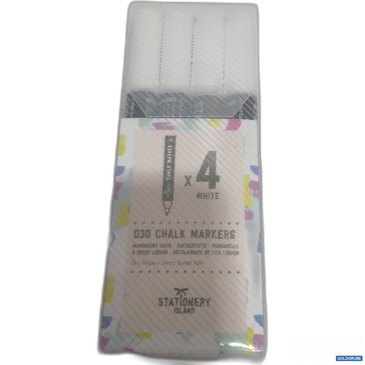 Artikel Nr. 887305: Stationery D30 Chalk Markers x4 White
