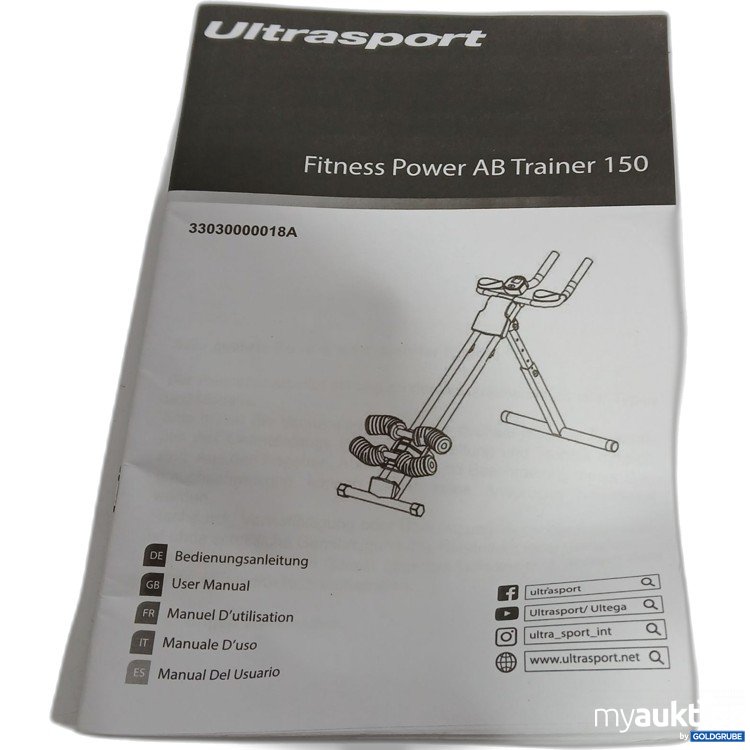 Artikel Nr. 890305: Ultrasport Fitness Power AB Trainer 150