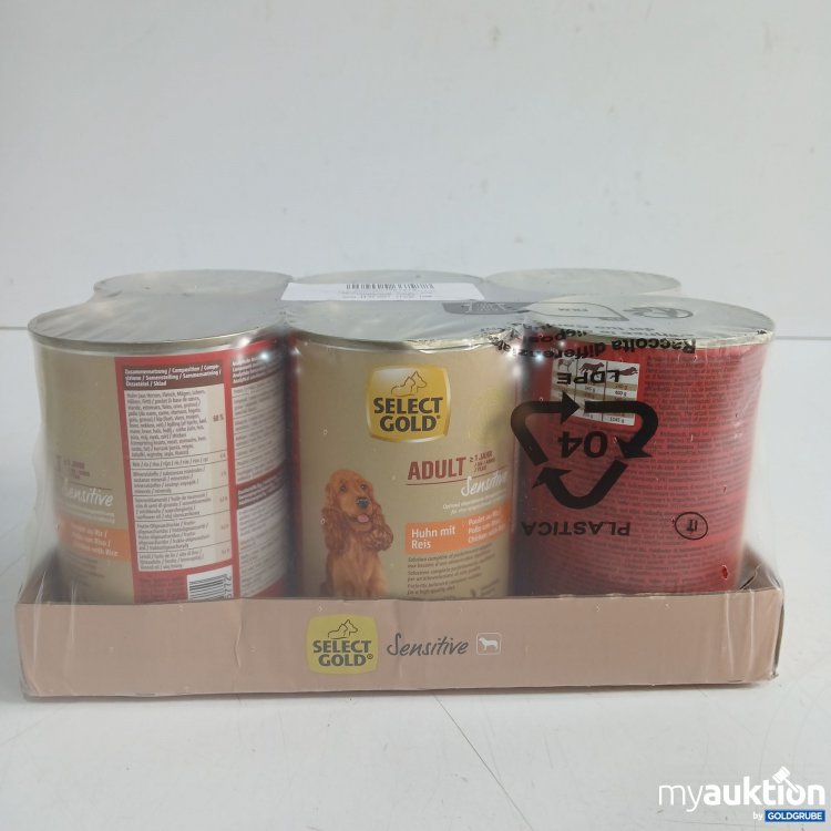 Artikel Nr. 959305: Select Gold Adult Hundefutter Huhn mit Reis 6x400g 