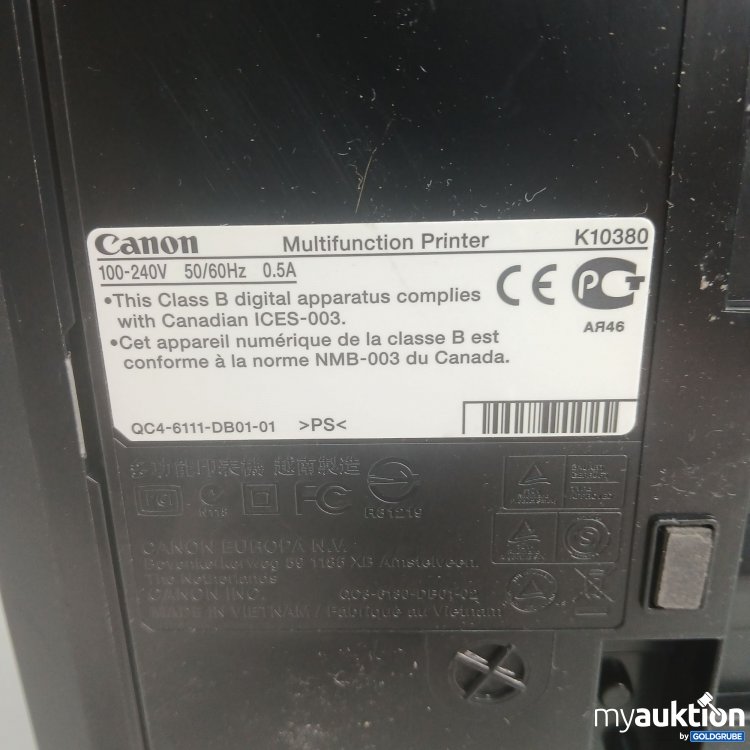 Artikel Nr. 990305: Canon Multifunction Printer K10380 