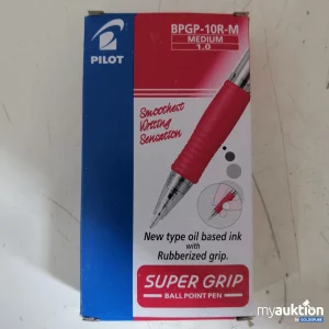 Auktion Pilot Super Grip Ball Point Pen Rot