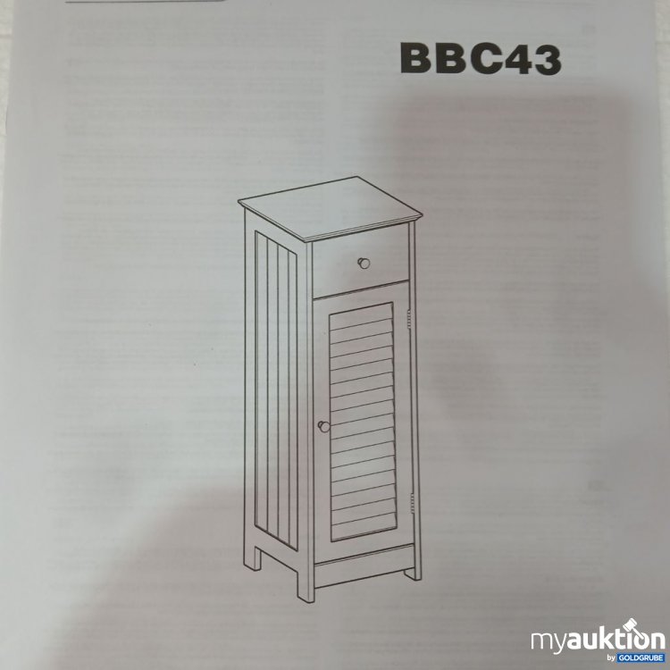 Artikel Nr. 447306 Artikel Nr. 447306: VASAGLE BBC43WT Möbelschrank ca 94×36×11,3cm