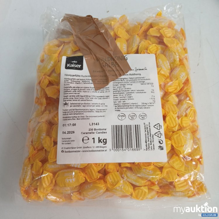 Artikel Nr. 809306 Artikel Nr. 809306: Kaiser Waldhonig Salbei Hustenbonbons 1kg