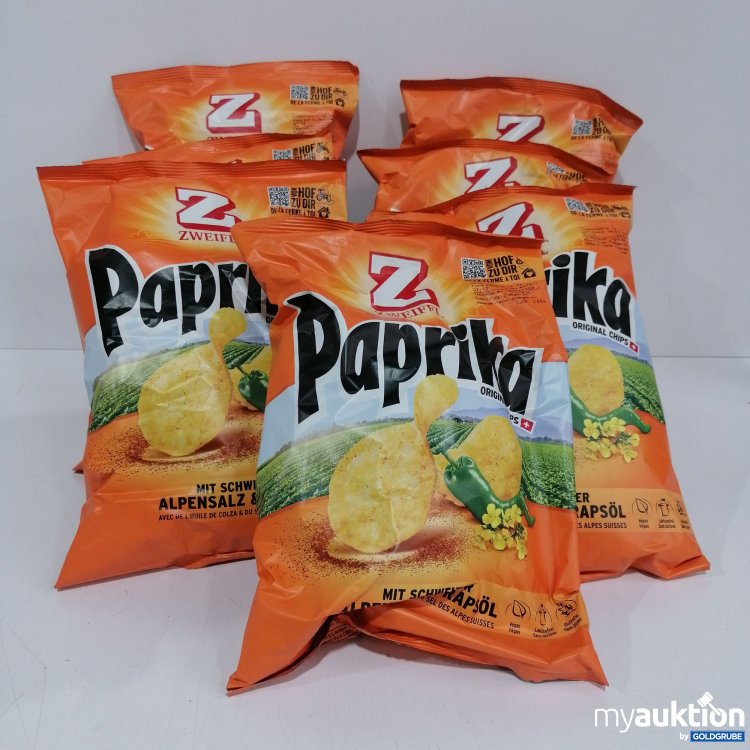 Artikel Nr. 844306 Artikel Nr. 844306: Zweifel Paprika Chips 7x175g