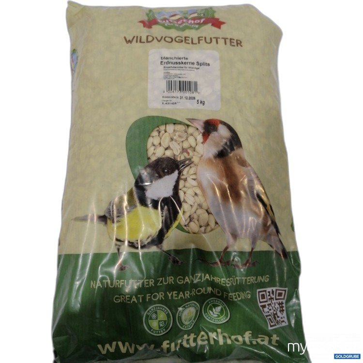Artikel Nr. 891306: Futterhof Wildvogelfutter blanchierte Erdnusskerne Splits 5kg