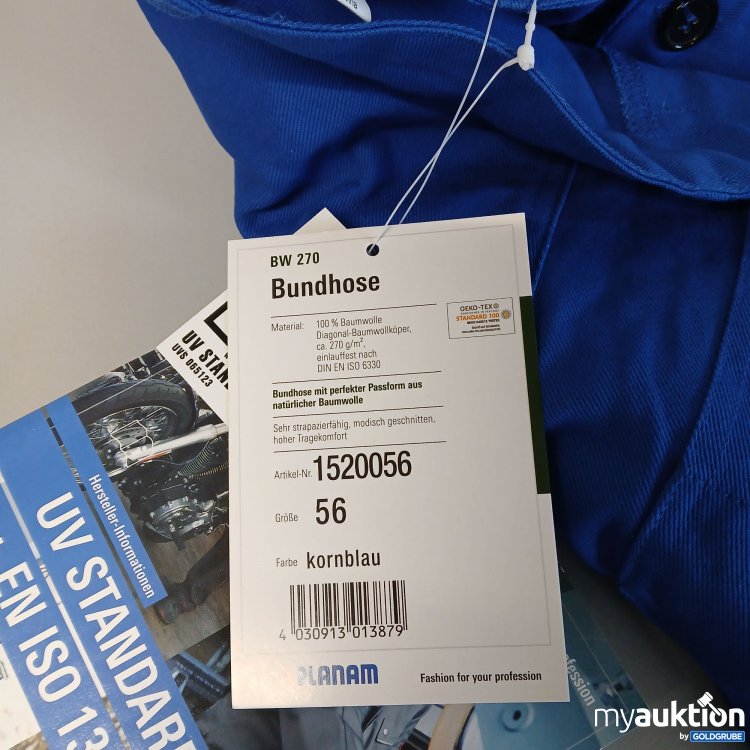 Artikel Nr. 908306: Planam Bundhose