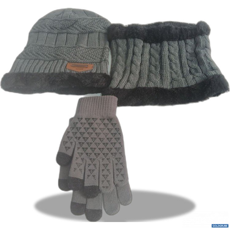 Artikel Nr. 939306 Artikel Nr. 939306: Handschuhe Mütze + Schal grau
